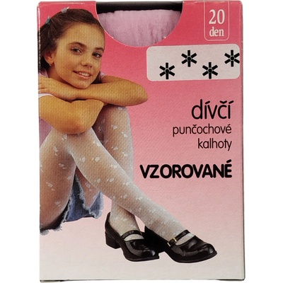 Evona dívčí punčochové kalhoty s hvězdičkami