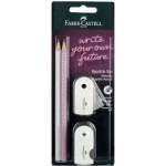 Faber-Castell Моливи Sparkle Coco/Pink B + гума + острилка