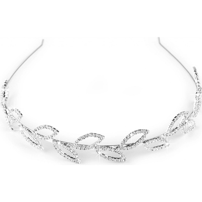 Štrasová čelenka do vlasů Varianta: crystal, Balení: 1 ks