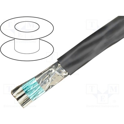 Alpha Wire 3304 SL005 Alpha Essential C&C 4x28AWG PVC tmavě šedá 600V 30,5m