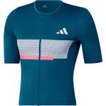 adidas Мъжка фланелка с къс ръкав за колоездене adidas Tempo Jersey Neo Cycling jersey - Dusky Petrol (056-4142-0212)