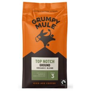 Grumpy Mule Top Notch, 100% арабика, смляно кафе, био, 200 гр
