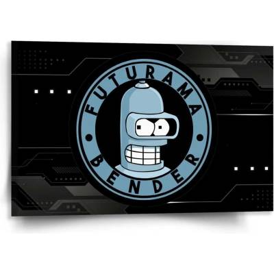 Sablio Obraz Futurama Bender Technology - 120x80 cm