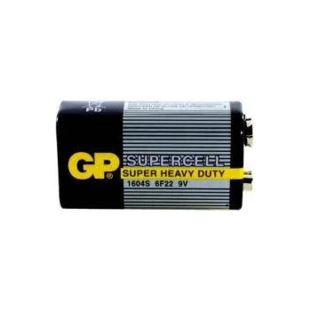 GP Batteries Цинк карбонова батерия GP 6F22, 9V, Supercell, GP-BM-1604S-B