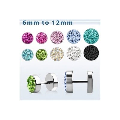 Piercingate falešný piercing s kamínky PFA00258 čirá