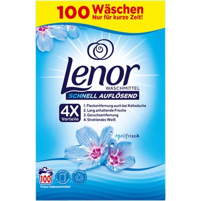 Lenor Universal Aprilfrisch prášek na praní 6,5 kg 100 PD