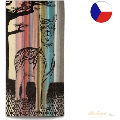 Veba Plážová osuška ZARA Africké léto lama II. 75 x 150 cm