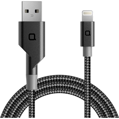 nonda ZUS 180 Lightning Carbon Fiber Cable - Lightning кабел с оплетка от карбон за iPhone, iPad и устройства с Lightning порт (120 см)