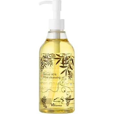 Elizavecca Natural 90% Olive Cleansing Oil - Хидрофилен почистващ олио за лице с 90% зехтин 300мл