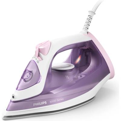 Philips 3000 Series steam iron - 2000 W, steam boost up to 140 g, even steam output 30 g/min, vertical steam, ceramic soleplate, drip stop system, 35 sec heat-up time (DST3010/30)