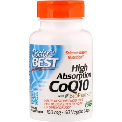 Doctor's Best BEST CoQ10 with Bioperine 100 mg [60 капсули]