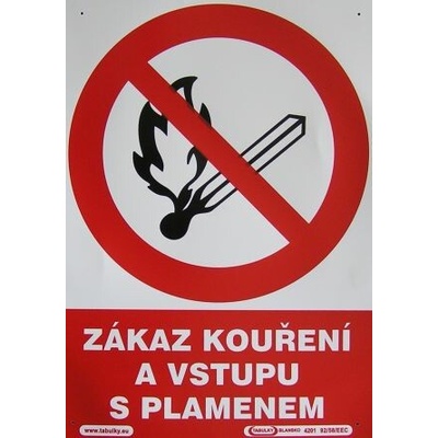 VT ZÁKAZ KOUŘENÍ A VSTUPU S PL