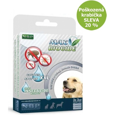 Max Biocide Spot-on Dog XXL 3 x 3 ml