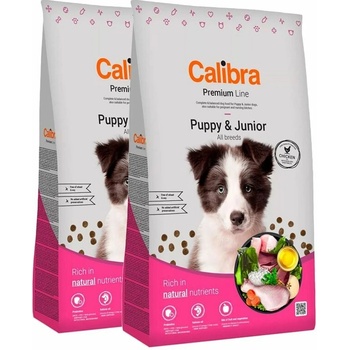 Calibra Dog Premium Line Puppy & Junior new 2 x 12 kg