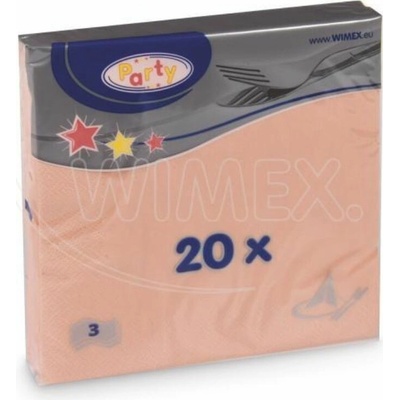 Wimex Obrúsok 3V apricot 33x33cm 240 ks