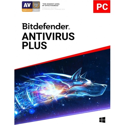 Bitdefender Antivirus Plus 1 lic. 1 rok (AV01ZZCSN1201LEN) – Zboží Živě