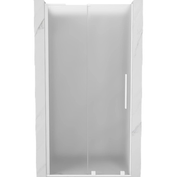 Mexen Velar L плъзгащи се душ врати 90 см, скреж, бели - 871-090-003-31-20 (871-090-003-31-20)