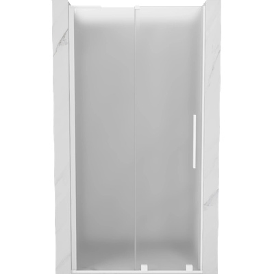 Mexen Velar L плъзгащи се душ врати 90 см, скреж, бели - 871-090-003-31-20 (871-090-003-31-20)