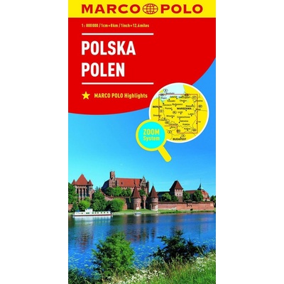 MARCO POLO Karte Länderkarte Polen 1:800 000