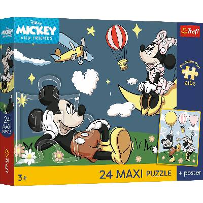 TREFL Premium Plus Kids Mickey a jeho přátelé MAXI 24 dielov