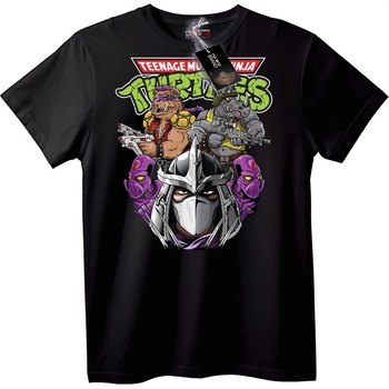 NOONEBRAND Тениска TMNT Шредер и Клан на Стъпалото - M, Black