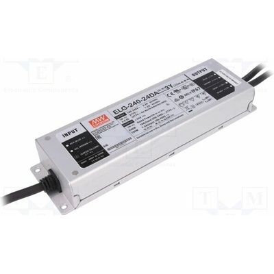 MEAN WELL ELG-240-24DA-3Y Napájecí zdroj: spínaný; LED; DALI; 240W; 24VDC; 10A; 100÷305VAC