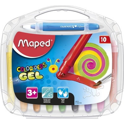 Maped Gelové pastely Color’Peps Gel 10 barev – Zboží Dáma