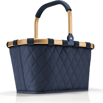 Reisenthel Carrybag 22L navy prošívaný se zlatým rámem