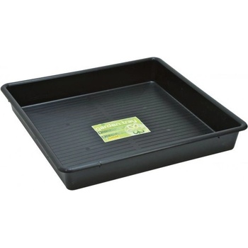 Квадратна Пластмасова подложна тава за саксии Garland 60 x 60 x 7см (9001)