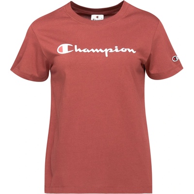 Champion Dámske tričko CREWNECK hnedá biela