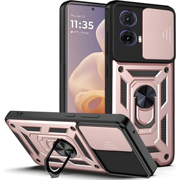 Techsuit Калъф Hybrid Armor Kickstand за Motorola Moto G85 - Розов KP33180 (33180)