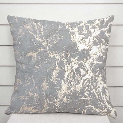 Biante Zamatová Isabela IBL-015 Zlatý mramor na svetlo sivom 30 x 50 cm