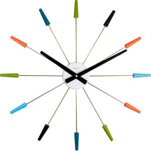NeXtime Стенен часовник Plug Inn цветен (2610VI)