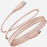 ENERGEA Магнитен кабел ENERGEA Helix 60W 1.5m за USB-C и USB-C, розов (Ene000100)