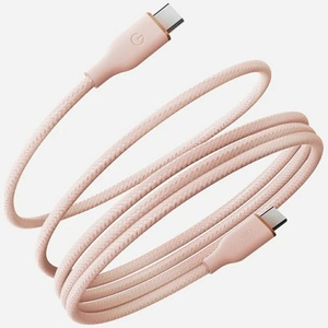 ENERGEA Магнитен кабел ENERGEA Helix 60W 1.5m за USB-C и USB-C, розов (Ene000100)