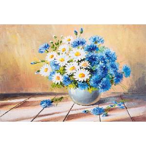 DIMEX ART Флизелинов фототапет картина - син букет ii. 375 x 250 см