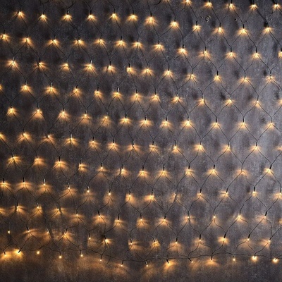 ACA Lightning LED vianočné sieť na stenu hviezdičky 3x2m teplá biela IP44 230V 240 LED