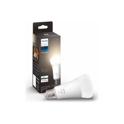 Philips White E27 LED light bulb, 1600lm, warm white, dimmable, controllable via app, compatible with Amazon Alexa (Echo, Echo Dot), old generation - 929002334904