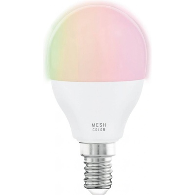 Eglo CONNECT LED žiarovka kvapka, 4,9 W, 470 lm, teplá – studená biela, RGB, E14, 12252