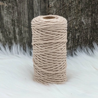 Velká vlna Macrame 1,5mm Capuccino