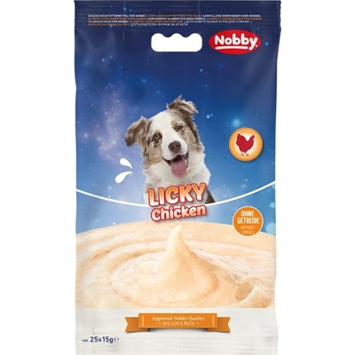 Nobby Starsnack Licky Dog mäsové pyré kuraciecím 25x 15 g