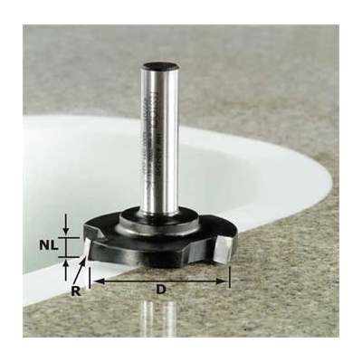Festool HW D 52/R1ss S12 Zarovnávací fréza HW stopka 12 mm 492701