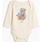 GAP Бебешко боди Brannan Bear с логото GAP GAP | Byal | Момчешки | 0-3 месеца
