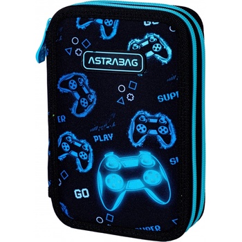 Astra Ученически несесер Astra - Отивам да играя, с 2 ципа (AS503024061)