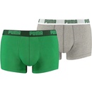 Puma boxerky Basic Trunk zelené 2 Pack