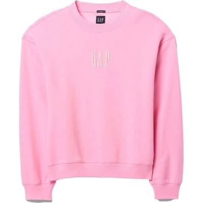 GAP CORP logo Crew mikina růžová