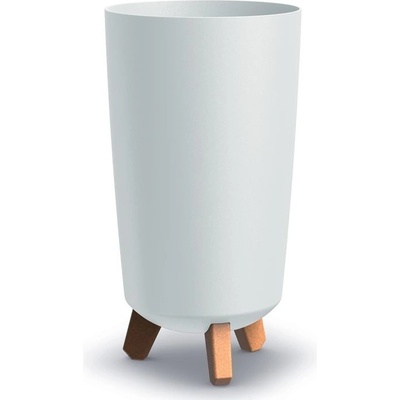 Prosperplast Květináč GRACIA TUBUS SLIM 19,5cm bílý