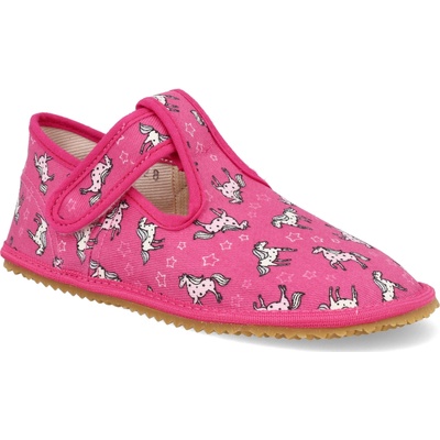 Beda Unicorn Barefoot papuče s opätkom BFN-170020/W/OP