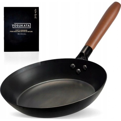 Pánev z uhlíkové oceli YOSUKATA 26 cm černá