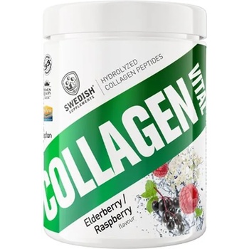Swedish Supplements Collagen Vital, бъз и малина, 400 g, Swedish Supplements